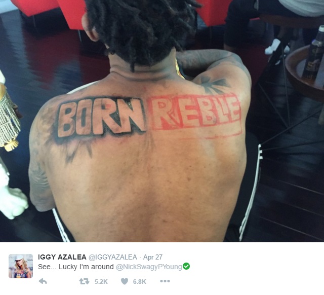 Nick Young tattoo