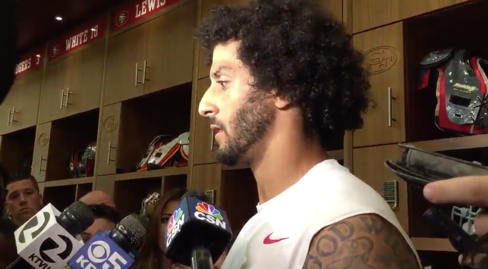 Colin Kaepernick Stands Up For #BlackLivesMatter