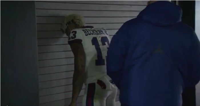 Odell Beckham Jr Temper Tantrum, Kyle Rudolph Rockin Rudolph Cleats + Vikings Plane Slides