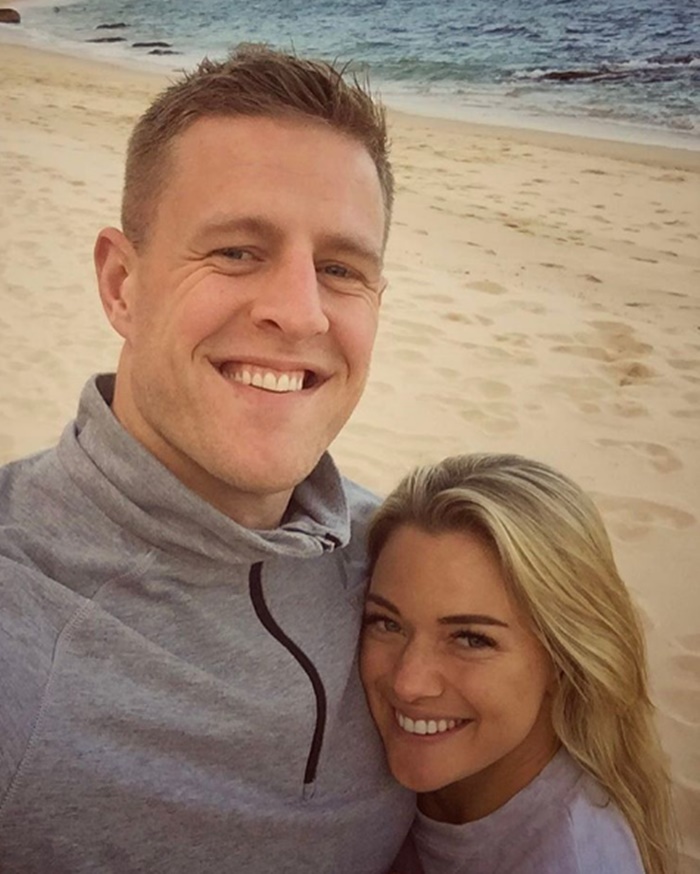 JJ Watt and Kealia Ohai Spotted in Paradise Cove Boutique Hotel