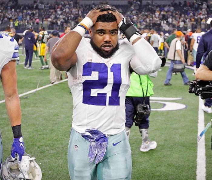 Ezekiel Elliott Nicknamed Zeke the Creep After Exposing Woman's Breasts