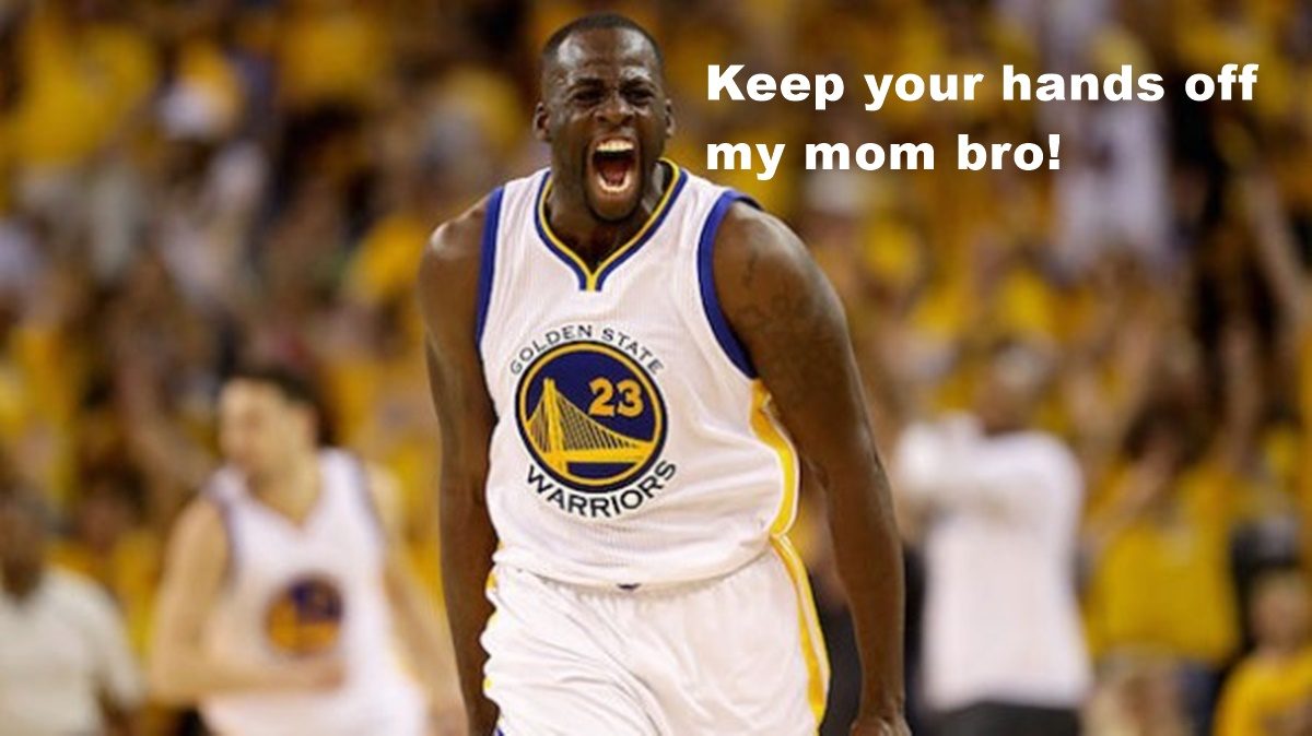 Cavs Fan Cross The Line with Draymond Green Mom