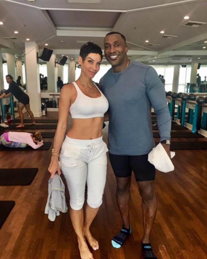 Shannon Sharpe Celebrates His WCW Nicole Murphy