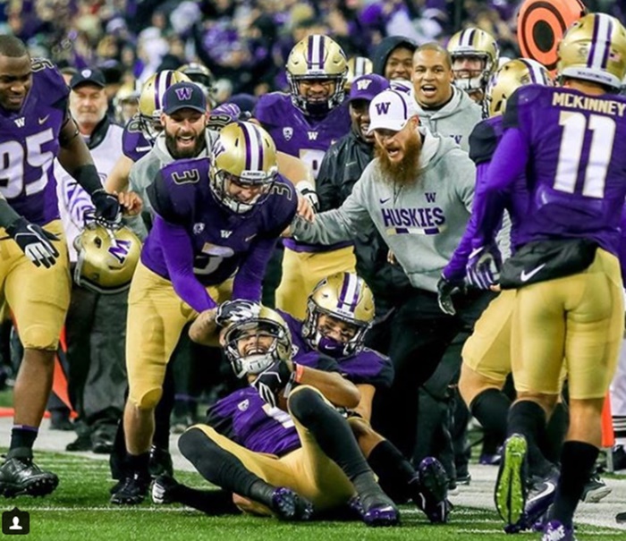 Jake Browning Got Absolutely Leveled