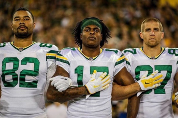 Davante Adams BLINDSIDED by Thomas Davis; Apology NOT Enough