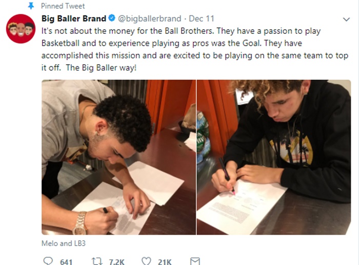 LaVar Ball Sons Heading Overseas to Play Ball in Lithuania