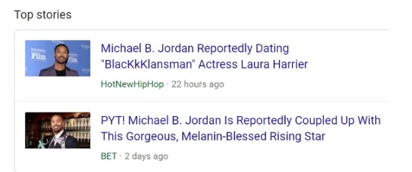 Outlets Now Reporting Klay Thompson's GF is Dating Micheal B Jordan