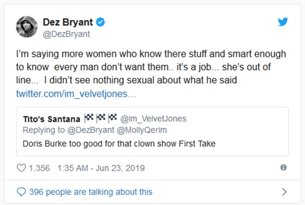 Dez Bryant CALLS OUT Molly Qerim