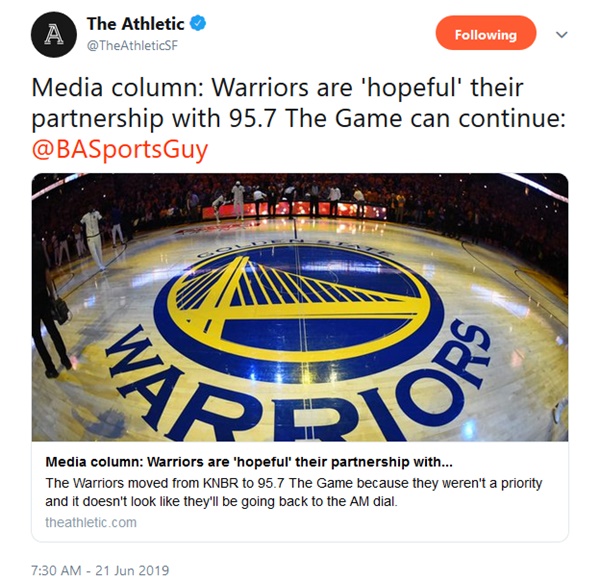 What Lies Ahead for Warriors + KNBR 680 Partnership