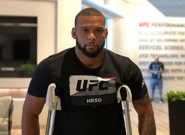 Thiago Santos Recovering From Meniscus Injuries to Knees