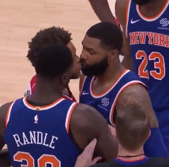 Knicks Marcus Morris EJECTED For SLAMMING Ball in Wizards Justin Anderson Face