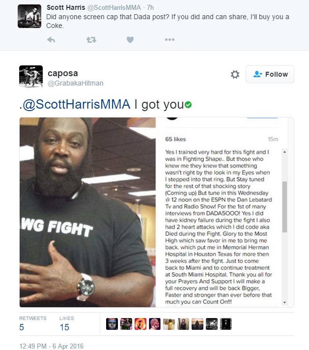 Dada 5000 Died During The Kimbo Slice Fight