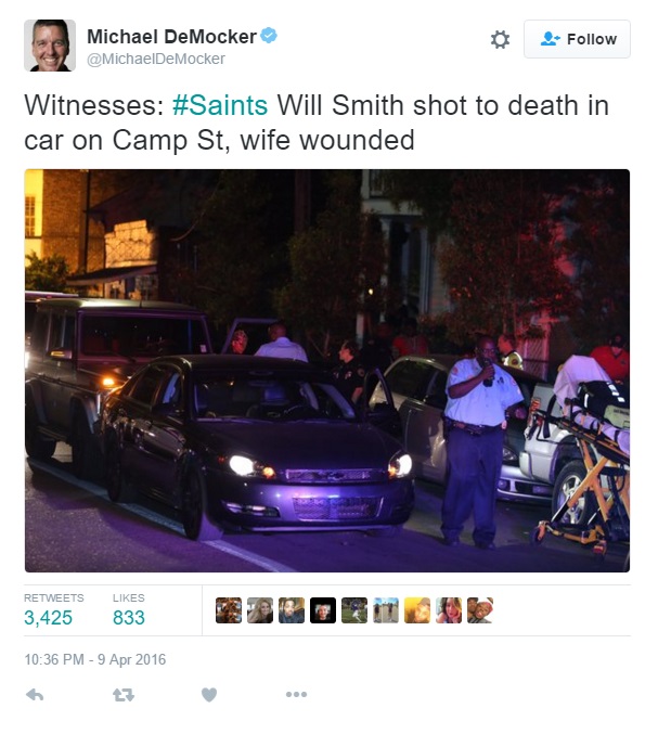 Will Smith was shot to death 