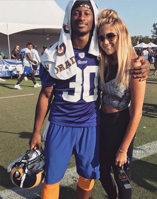 LA Rams Todd Gurley Shows Off His Hot Girlfriend