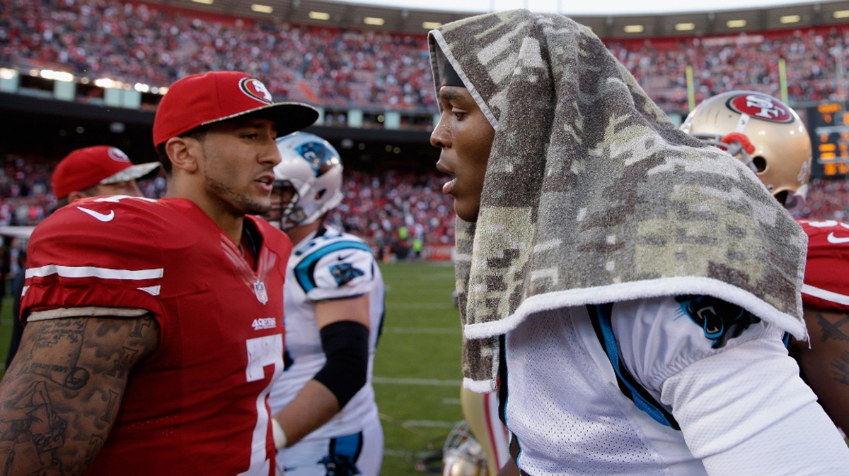 Cam Newton Weighs In on Colin Kaepernick