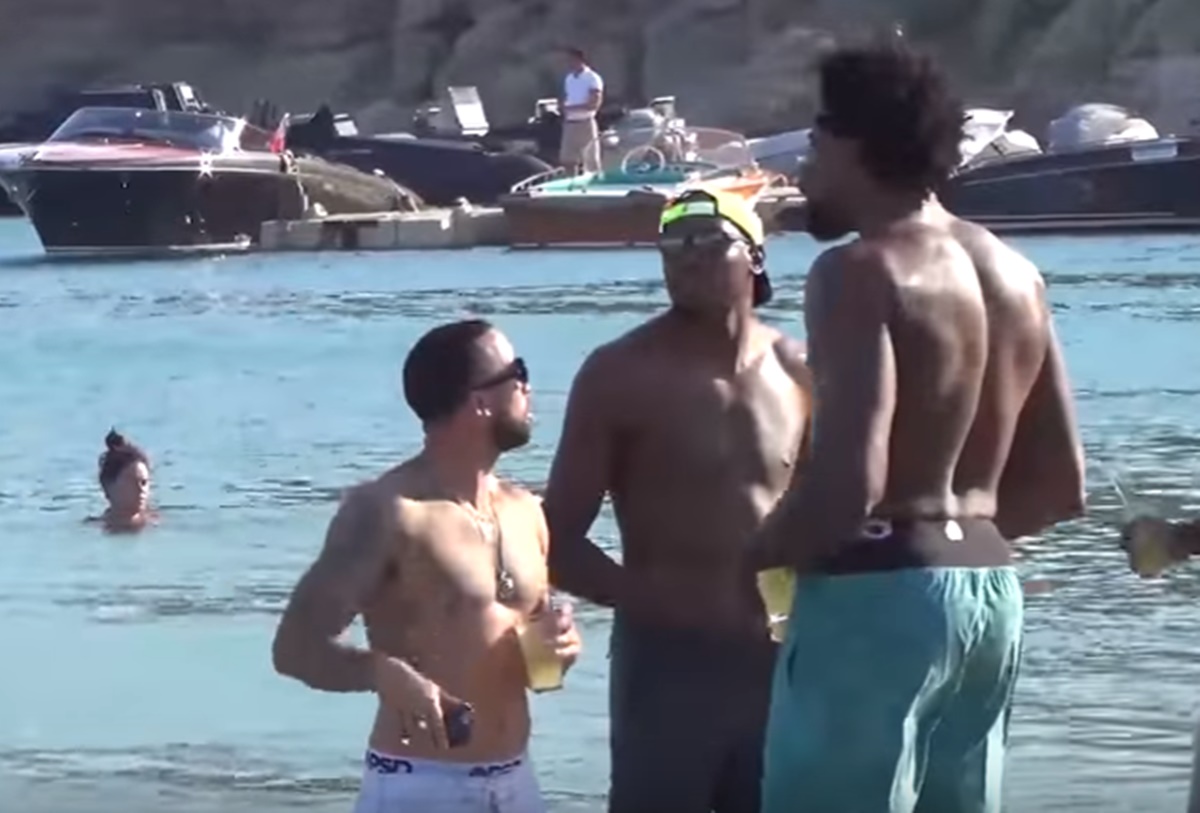 USA Basketball Ballers Having A Big Fat Greek Vacation
