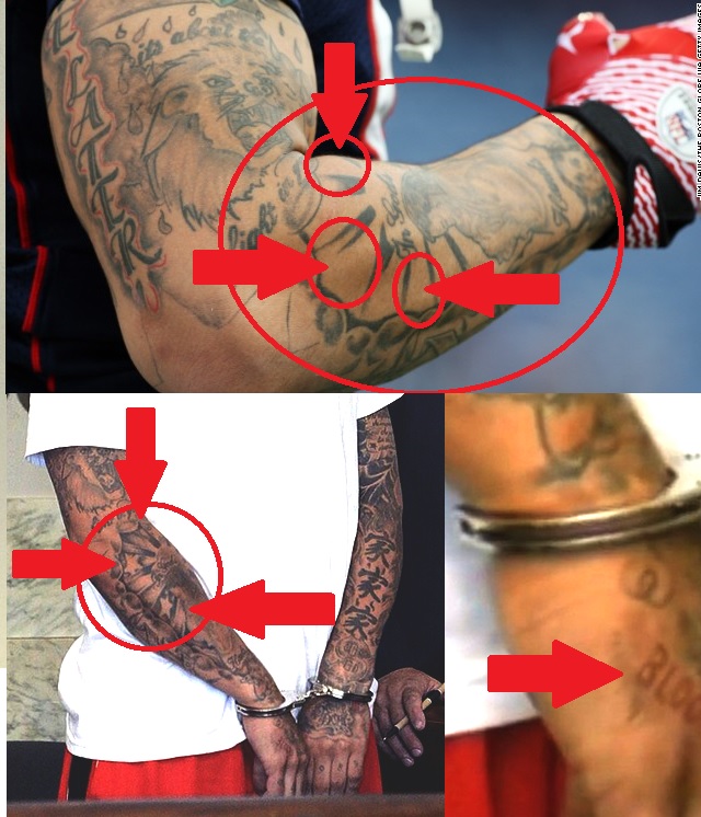 Aaron Hernandez Tattoos A Road Map To His Crimes