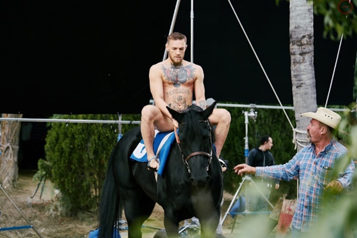 Conor McGregor Bareback Horse Riding