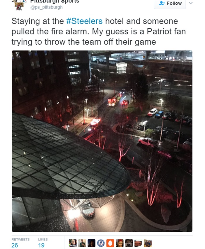 Pittsburgh Steelers FORCED to Evacuate Boston Hotel