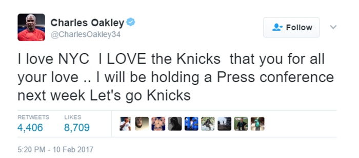 Charles Oakley Attorney Coming For James Dolan Over BAN & Drinking Comment