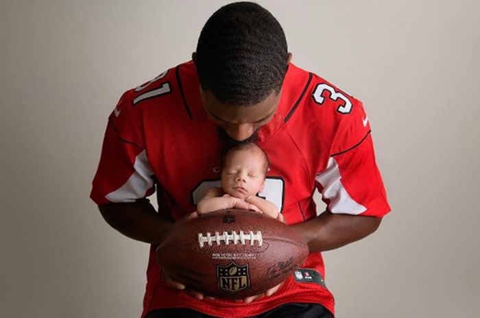 New daddy David Johnson posted this caption about becoming a parent