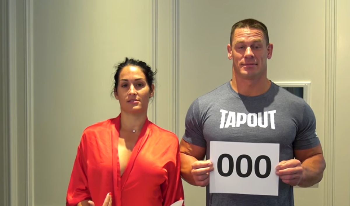 John Cena and Nikki Bella Strip for 500K