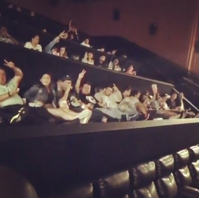 Ochocinco Movie Night with 129 Fans To Watch Valerian