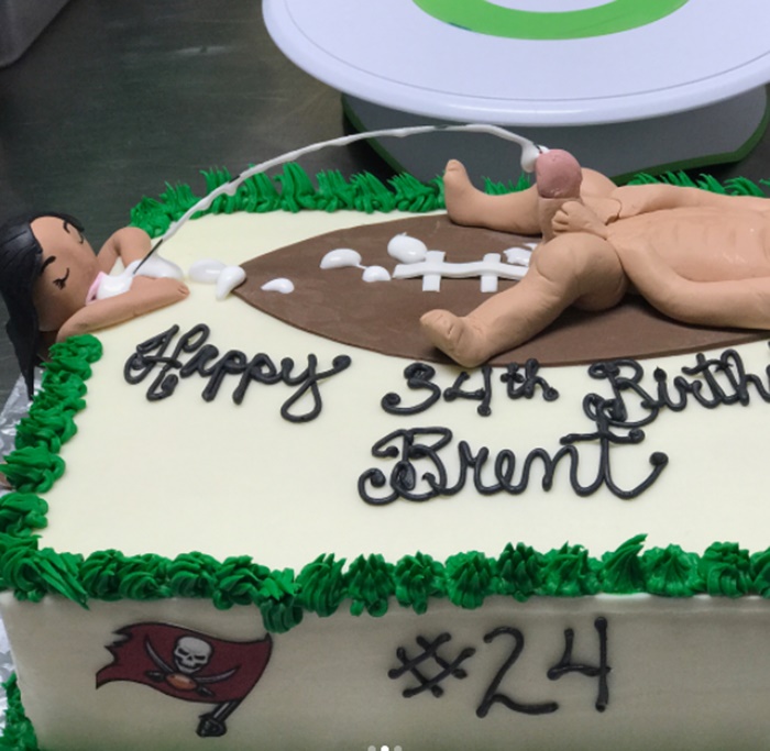 Brent Grimes Birthday Cake Loads of Fun for Miko.