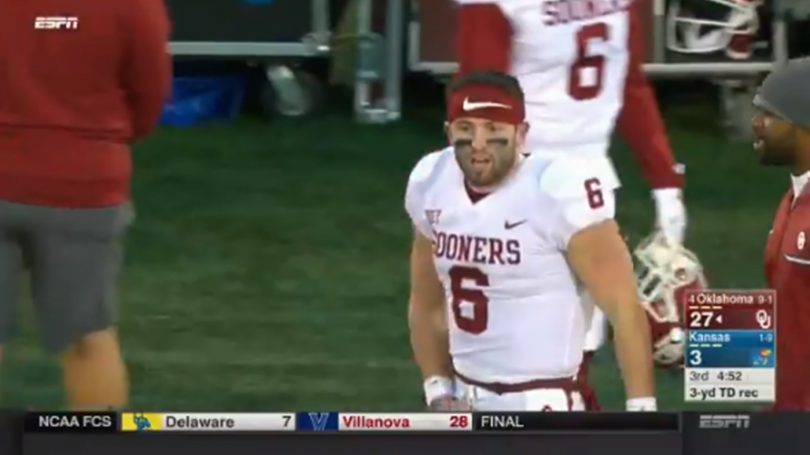 Douche of The Day: Sooners QB Baker Mayfield