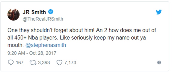 JR Smith SLAMS Stephen A. Smith Over Trayvon Martin Hoodie Rant 