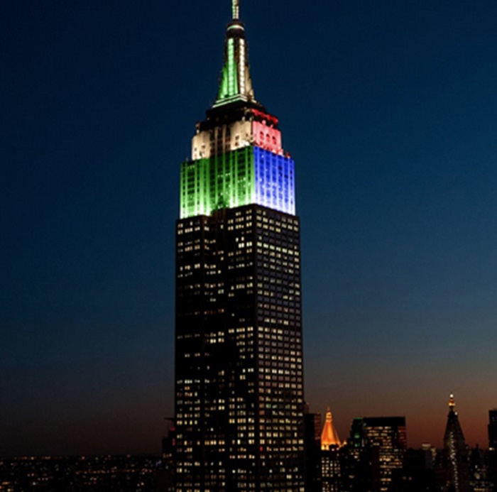 Empire State Building Receives Backlash for Eagles vs Patriots Colors