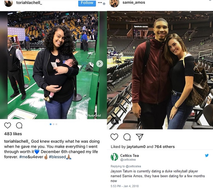 Celtics Jayson Tatum Has A Baby Boy While Dating 2 Women