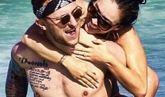 Johnny Manziel Bre Tiesi Celebrate Marriage Partying in Cabo