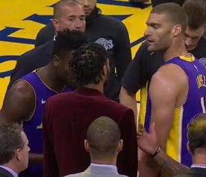 Los Angeles Lakers Isaiah Thomas, Julius Randle Caught Fighting