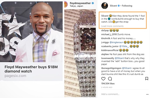 Floyd Mayweather Boast About Buying $18M Watch