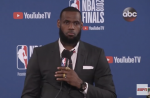LeBron James Wasn't Hearing it after Losing to The Warriors