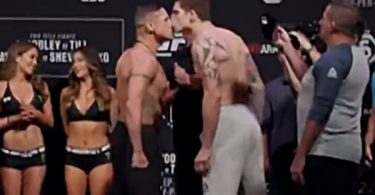 Diego Sanchez Thankful for Craig White Kiss at Weigh-in
