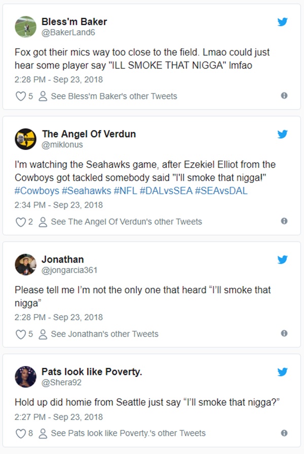 Seahawks Player Threatens to Smoke Ezekiel Elliott