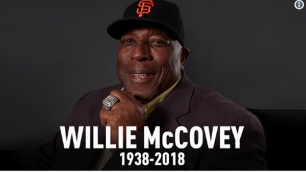 MLB Legend Willie McCovey Has Passed Away