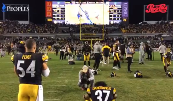 The Moment The Steelers Found out They're Out of the Playoffs