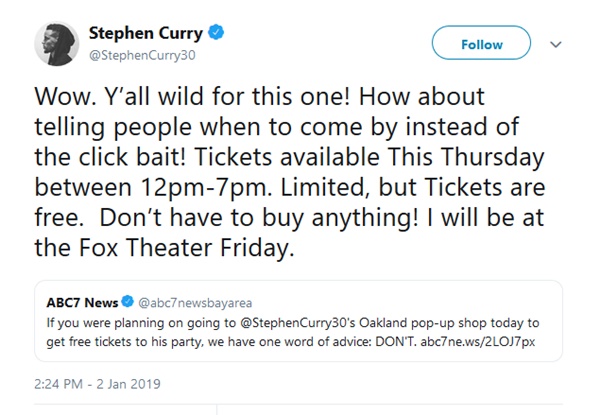Stephen Curry Leaves Out Key Details To Get “Free” Party TicketsStephen Curry Leaves Out Key Details To Get “Free” Party Tickets