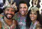Russell Wilson + Ciara Party with Futbol #GOAT Ronaldo at Carnival Brazil