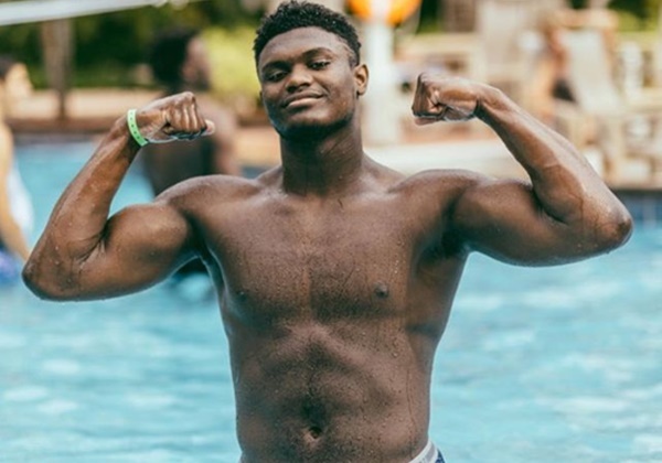 Image result for zion shirtless