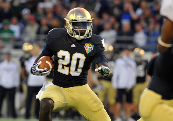 Former Notre Dame RB Cierre Wood Charged With Murder