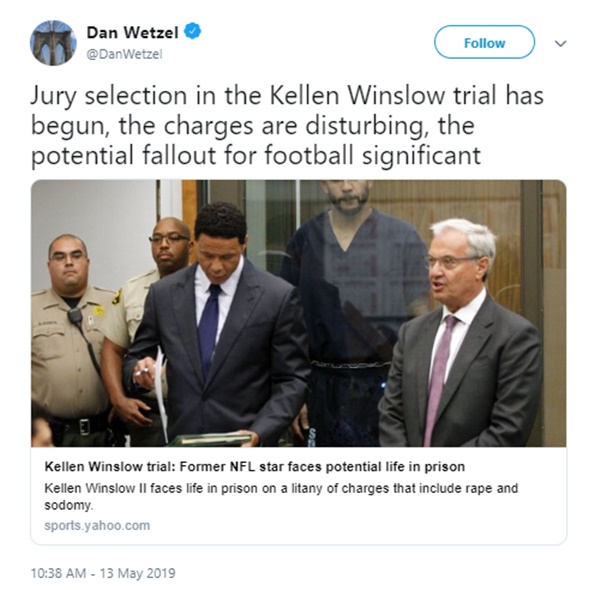 Ex-NFL Star Kellen Winslow Facing Life In Prison