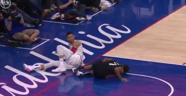 Ben Simmons Elbows Kyle Lowry in Family Jewels