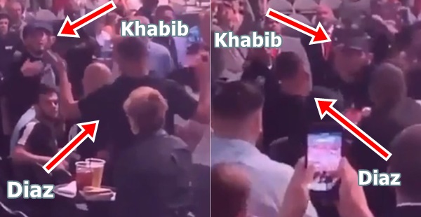 Nate Diaz + Khabib Almost Come to Blows