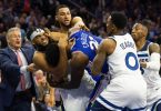 Joel Embiid & Karl Anthony Towns Fistfight During Game