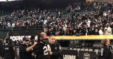 Furious Raiders Fans Throw Garbage On Field