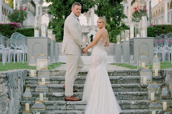Houston Texans' DE JJ Watt Marries Kealia Ohai